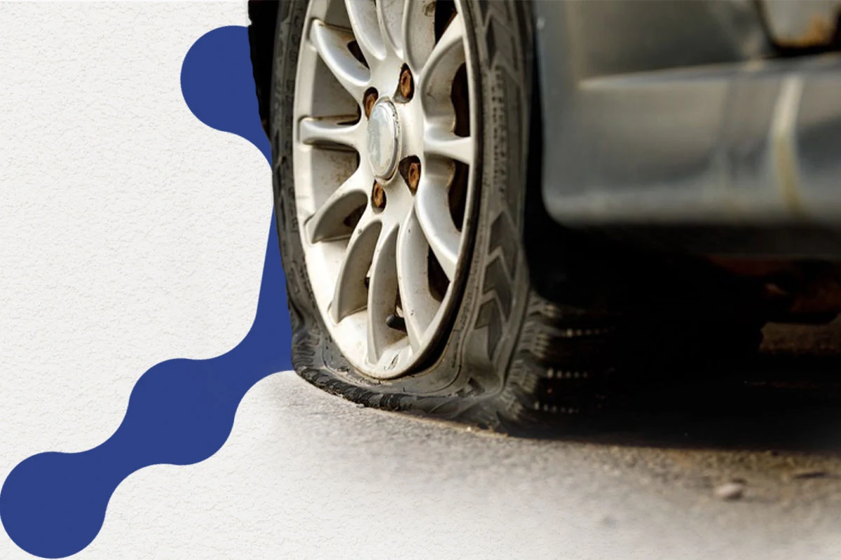 ترکیدن لاستیک