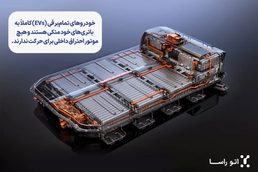فرق باتری خودروهای هیبریدی و برقی
