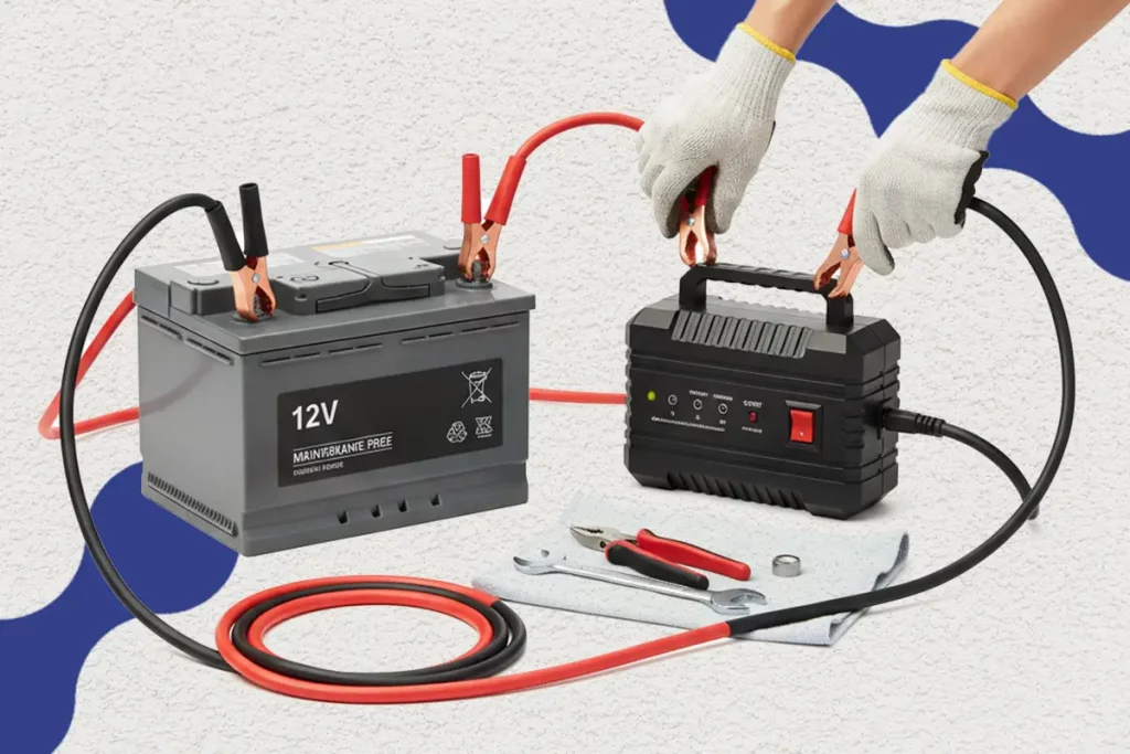 باتری به باتری ماشین