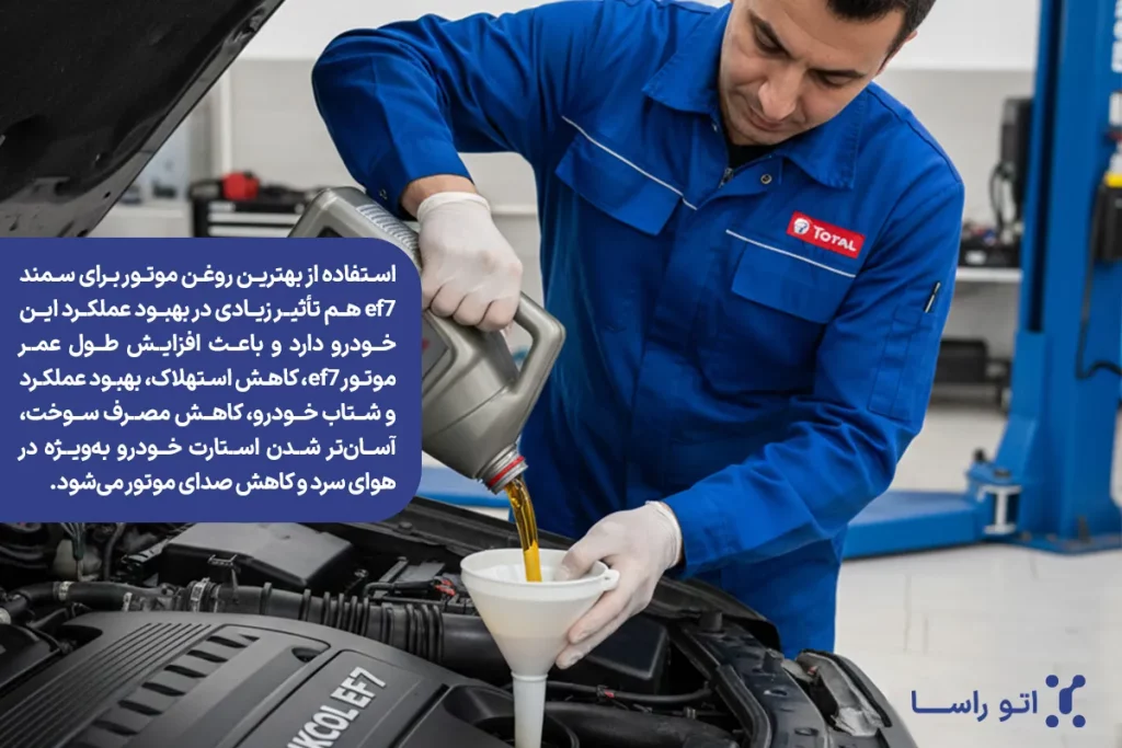 بهترین روغن برای سمند ef7
