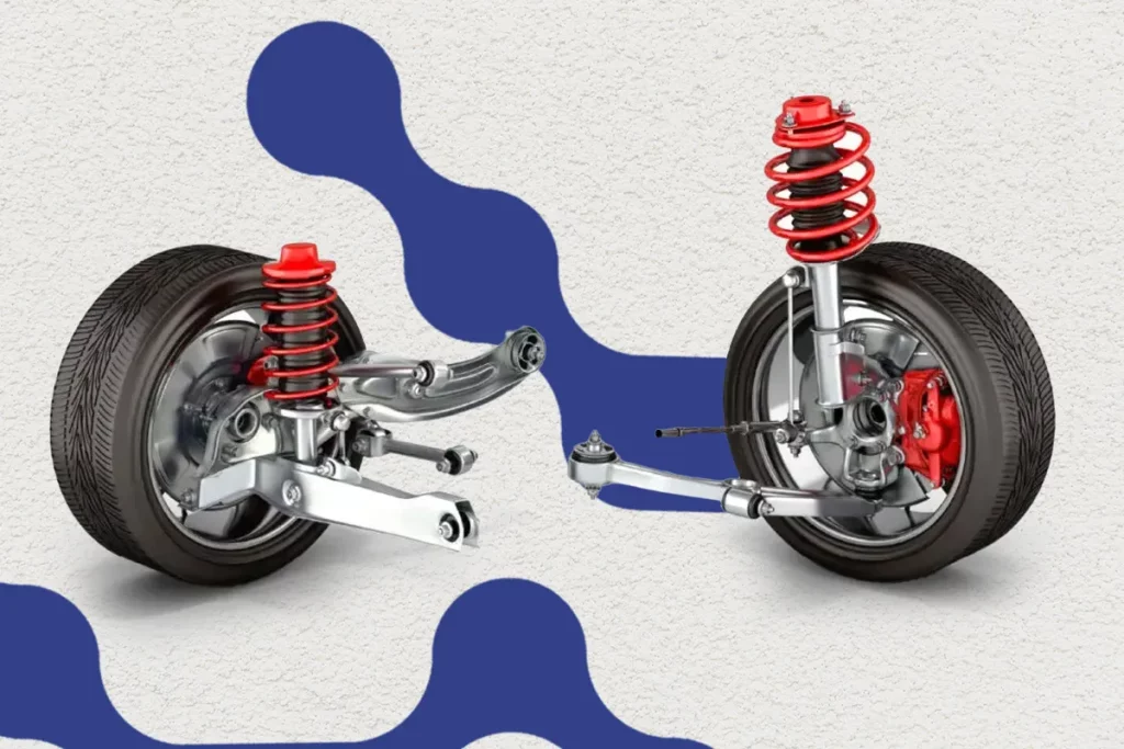 تاثیر کمک فنر روی لاستیک