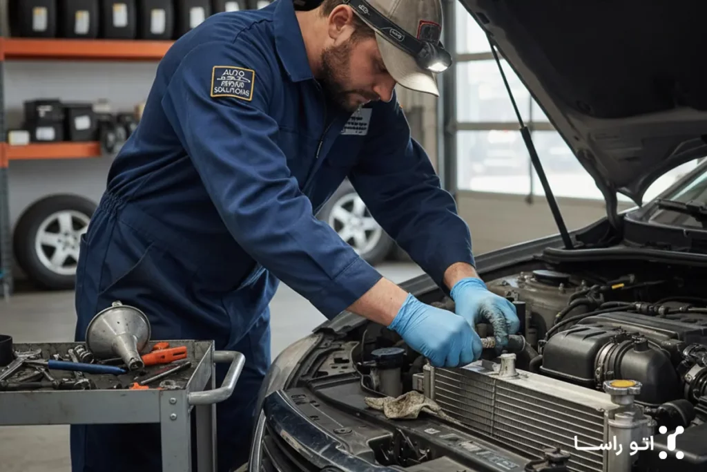 چطور رادیاتور ماشین را تمیز کنیم
