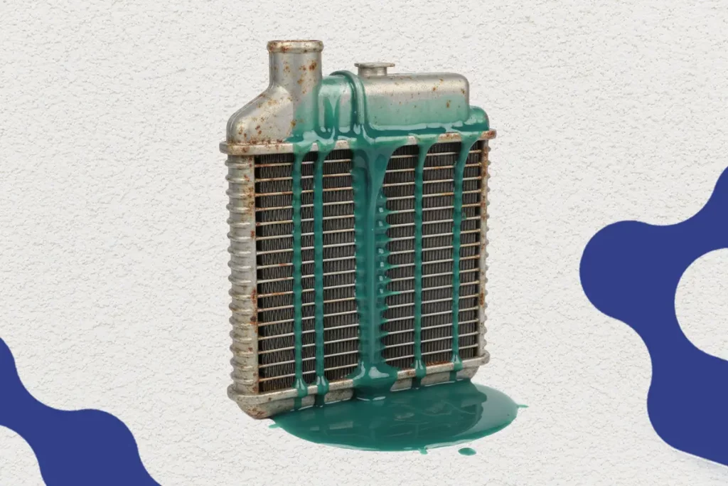 نشتی رادیاتور بخاری خودرو