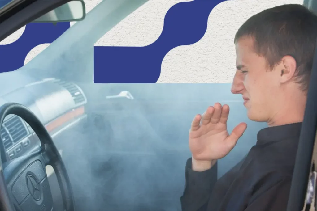 بوی دود اگزوز داخل ماشین