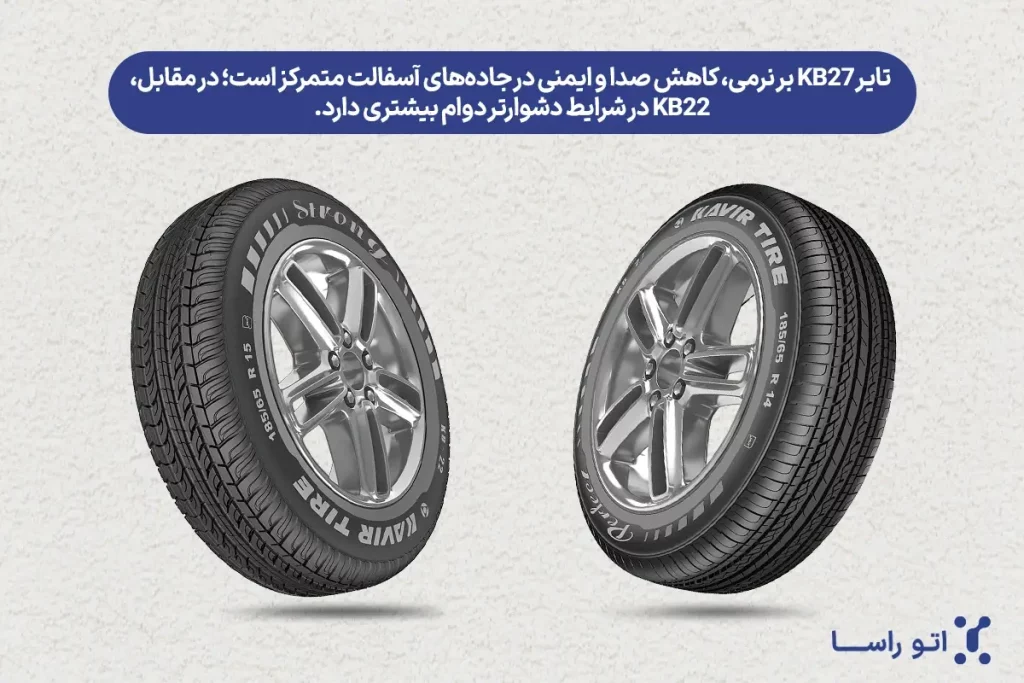 تفاوت سایز و طرح گل KB22 و KB27