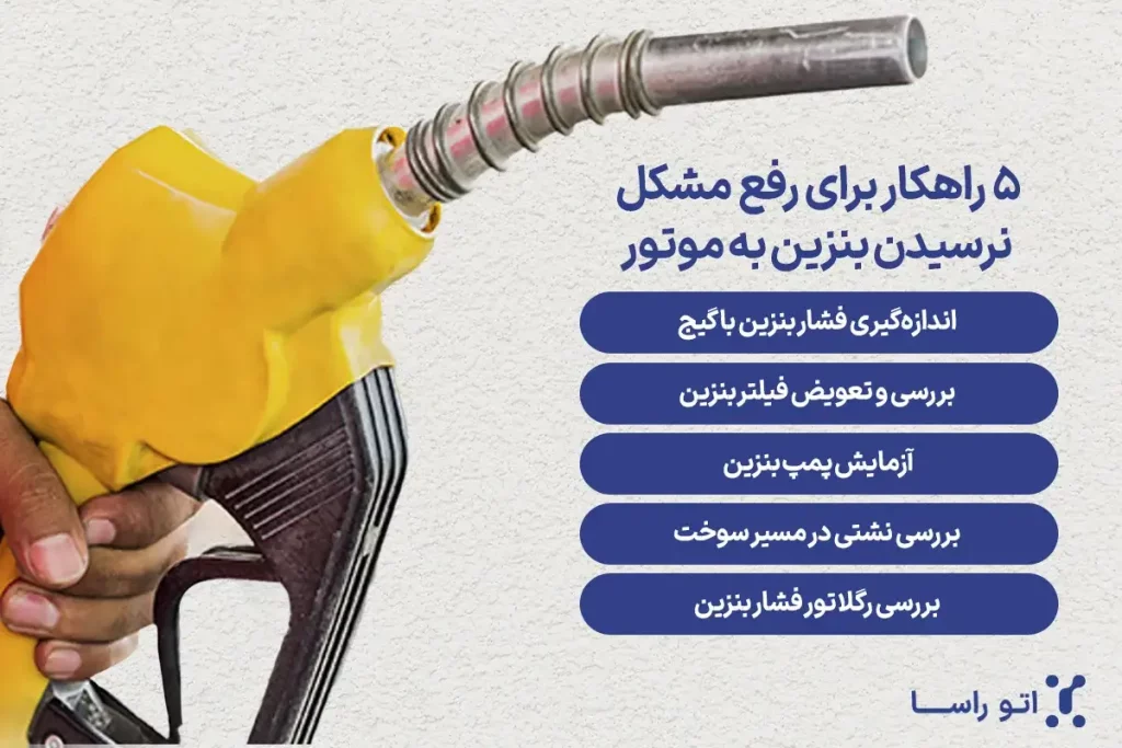 نحوه بررسی مسیر سوخت خودرو