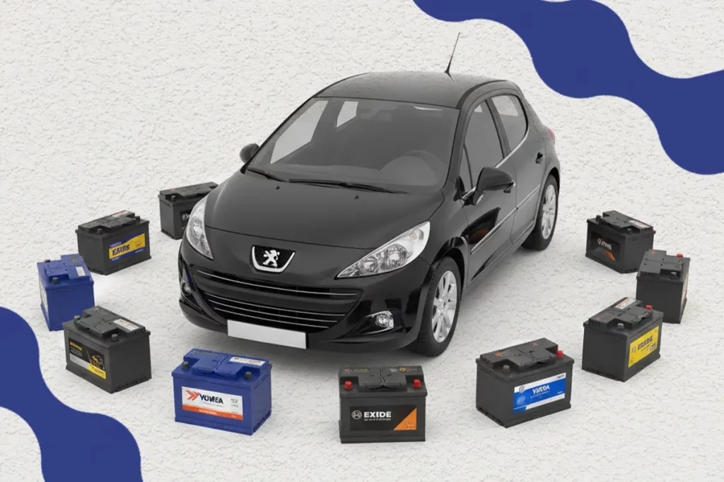 بهترین باتری برای پژو 207