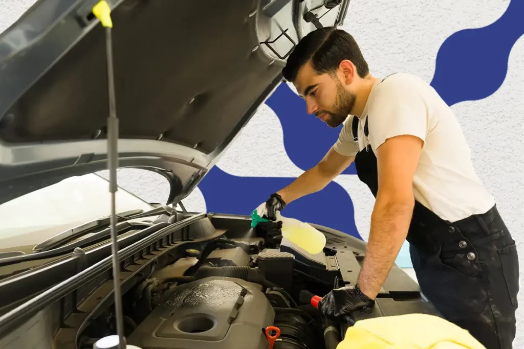 تمیز کردن موتور ماشین