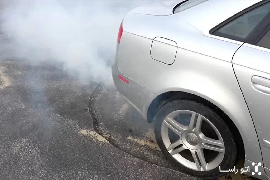 دود سفید موتور خودرو