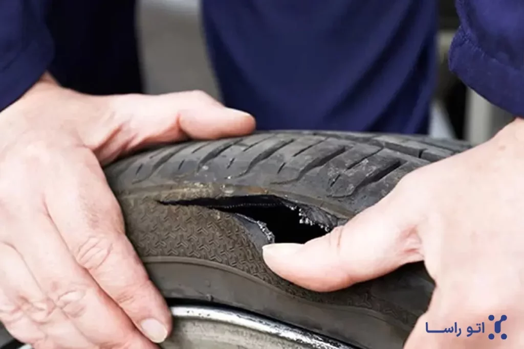 علائم دوپوست شدن لاستیک