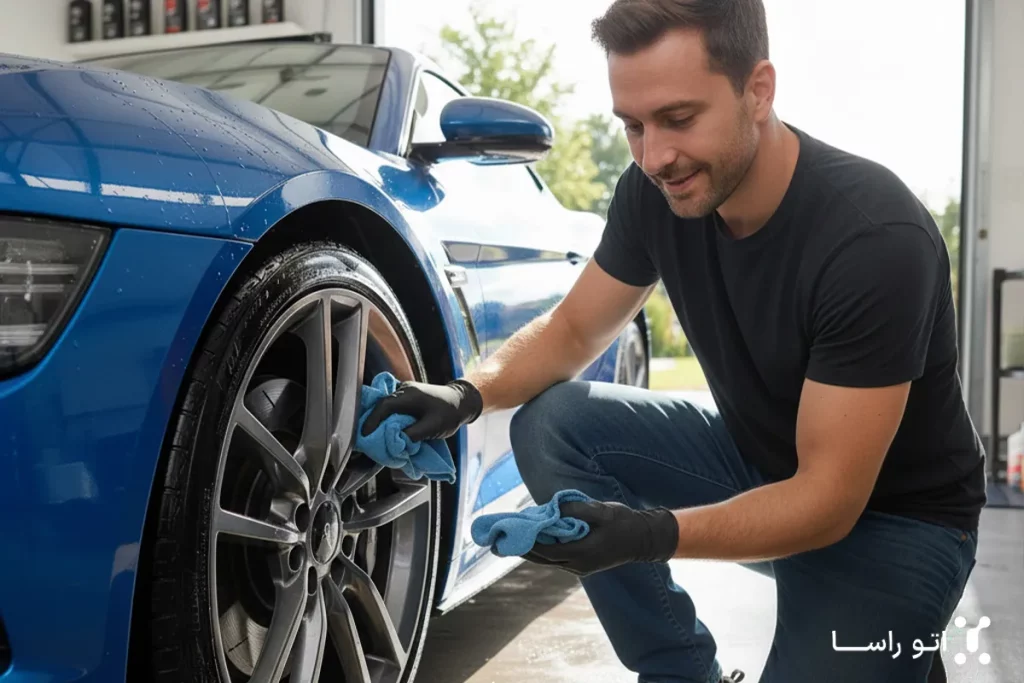 کدر شدن تایر خودرو