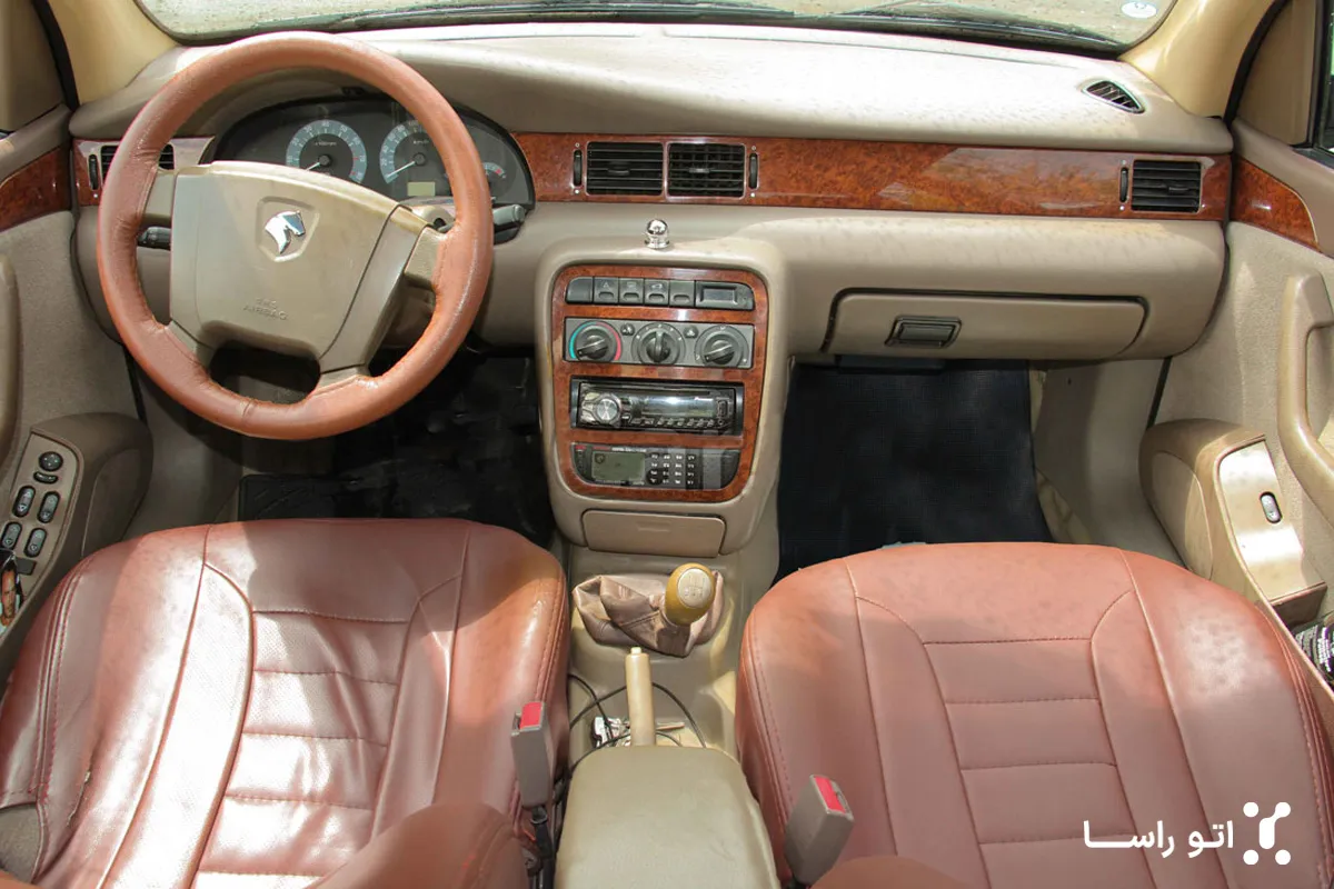 داخل ماشین سمند ال ایکس